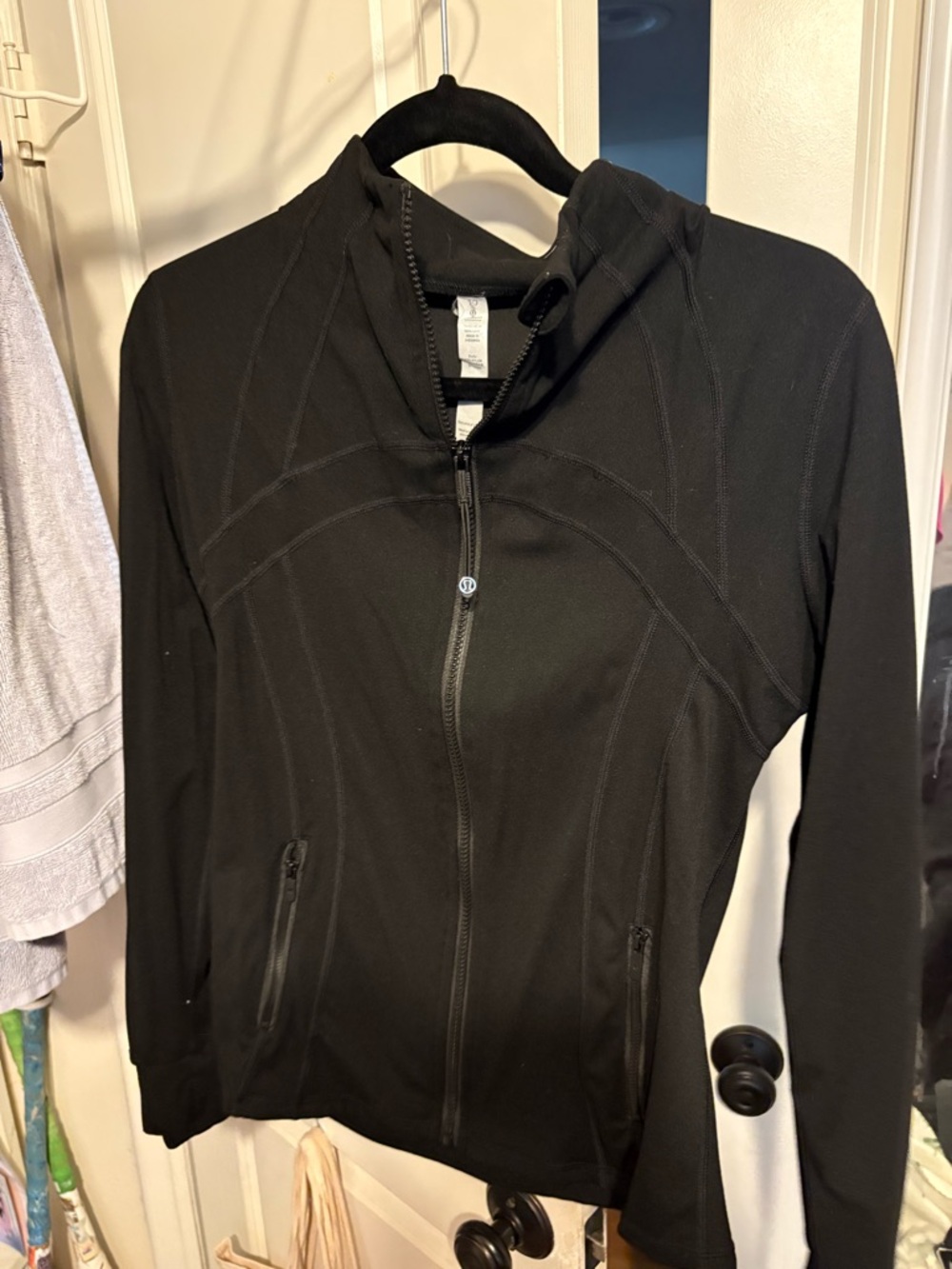lululemon athletica Black Full-Zip Athletic Jacket